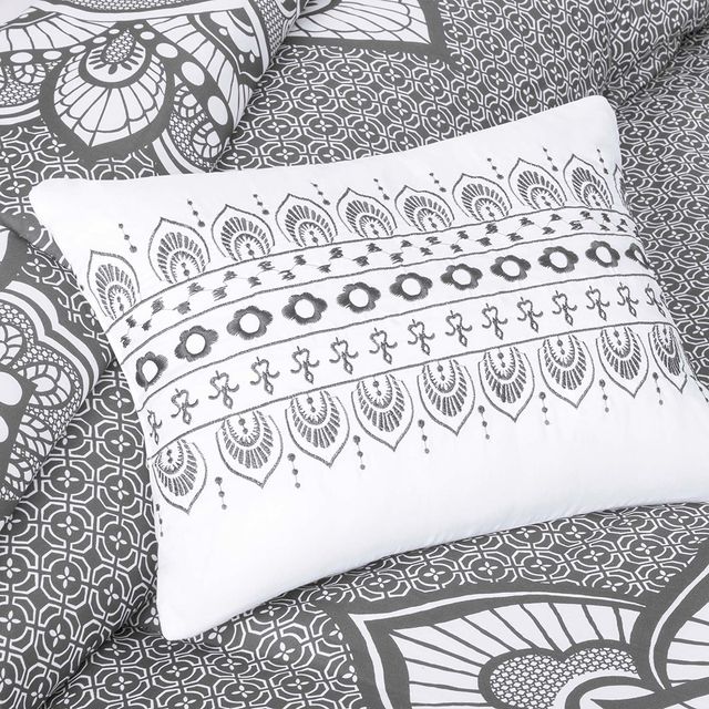 Olliix by Intelligent Design Isabella Grey Twin/Twin XL Comforter Set-4