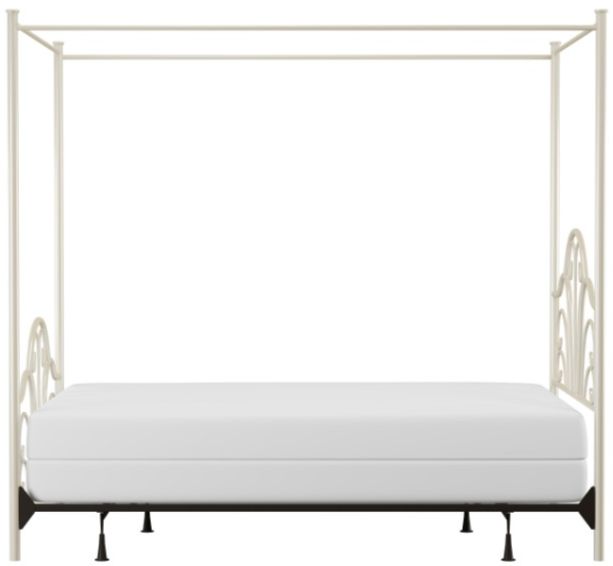 HH2 Home Dover Cream Queen Canopy Bed-2