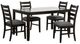 Primo International™ 4900 5-Piece Dark Brown Dining Set-0