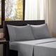 Olliix by Intelligent Design Grey California King Microfiber All Season Wrinkle-Free Sheet Set-1