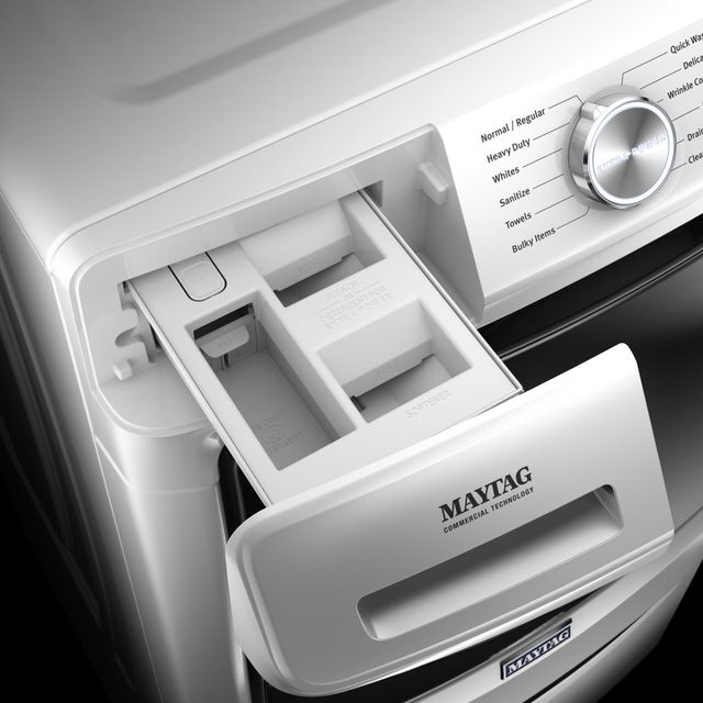 Maytag® 4.8 Cu. Ft. White Front Load Washer-6