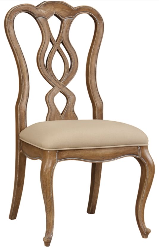 Hooker® Furniture Chatelet Caramel Froth Splatback Dining Side Chair-0