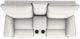 La-Z-Boy® Jay Oatmeal Power Reclining Loveseat with Console and Headrest-3