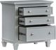 Magnussen Home® Charleston Harbor Gray Drawer Nightstand-2