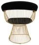 Sagebrook Home Strand Black and Gold Chair-3