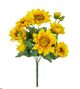 A & B Home Yellow Faux Sunflower -0