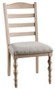 Furniture of America® Chesapeake Light White Wash Side Chair-0