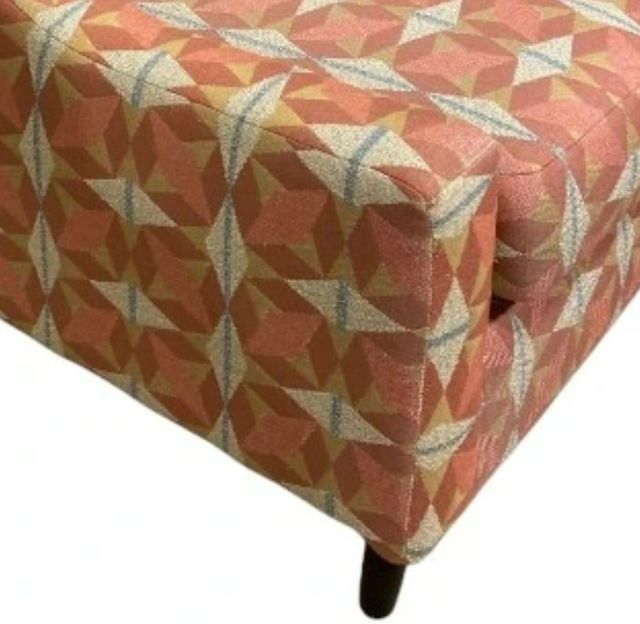 Fusion Furniture Starter Jute Rhombus Paprika Red Accent Chair-1