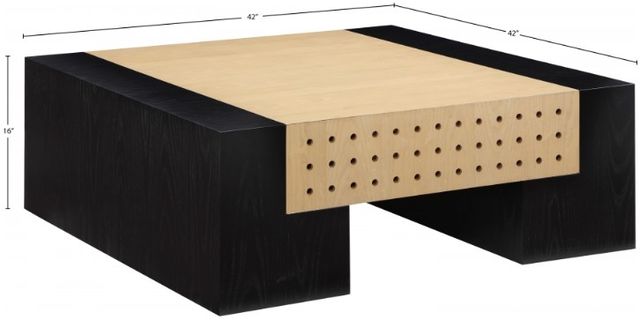 Meridian Furniture Mondrian Black 42" Coffee Table-3