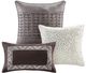 Olliix by Madison Park Rhapsody 7 Piece Grey/Taupe California King Comforter Set-1