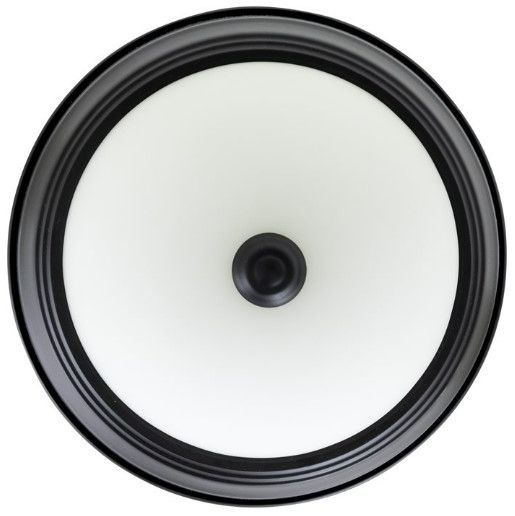 YHD Flat Black/White 2-Light 11" Flush Mount Lighting-3