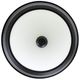 YHD Flat Black/White 2-Light 11" Flush Mount Lighting-3