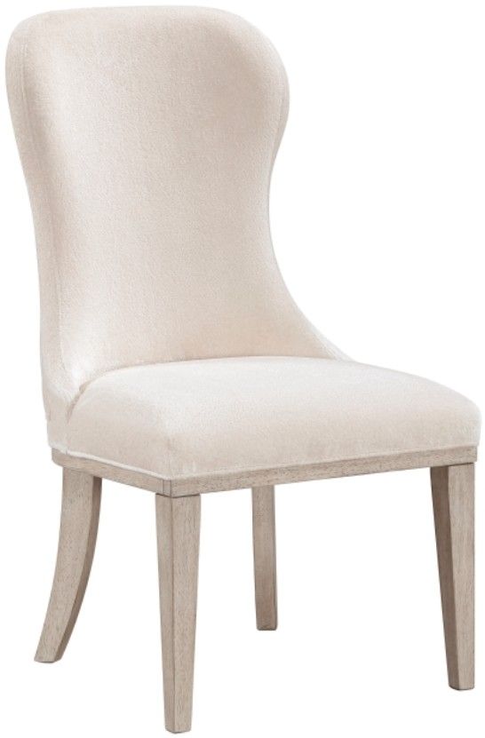 Homelegance® Lofton Ivory/Light Gray Dining Side Chair-0