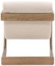 Dovetail Furniture Bridges Everest Cream/Natural Occasional Chair-3