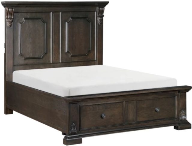 Homelegance® Cornwall Espresso Queen Storage Platform Bed-0