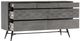 Armen Living Makena Tundra Gray Dresser -4
