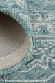 Feizy Belfort Teal 5' x 8' Rug-1