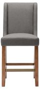 Olliix by Madison Park Grey Brody Wing Counter Stool-1