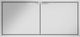 DCS 47.94" Brushed Stainless Steel Bulit In Access Doors-0