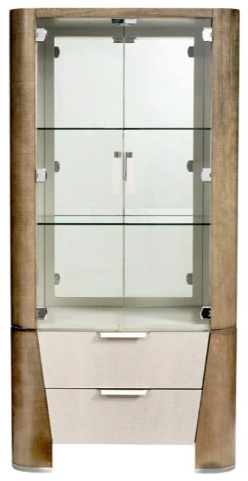 Michael Amini® Roxbury Park Slate Display Cabinet-1
