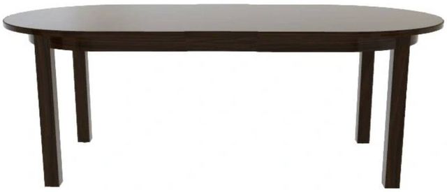 Mavin Customizable 42" x 72" Oval Extendable Dining Table with 12" Leaf-1