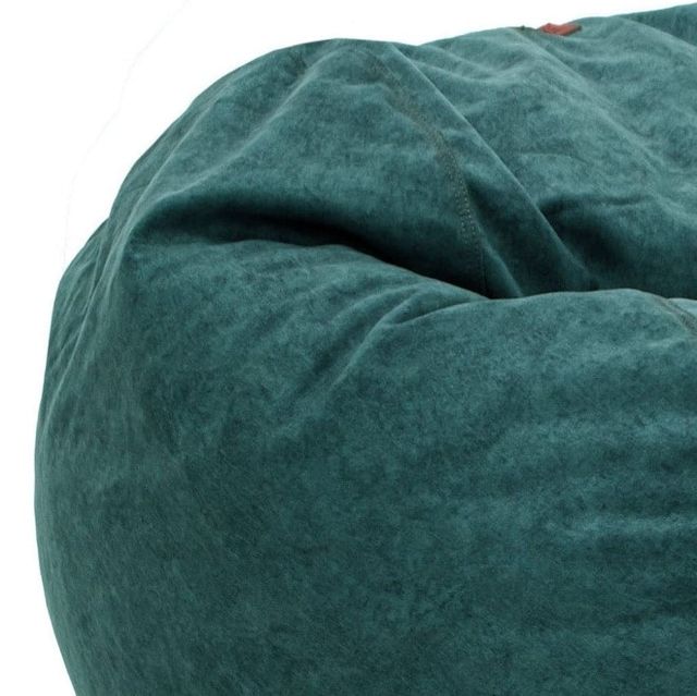 CordaRoy's® Green Sueded Denim Queen Bean Bag-1