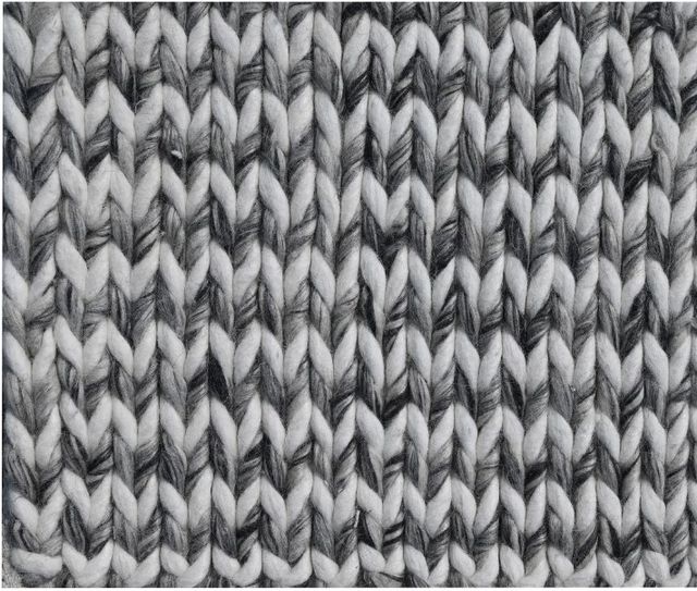 KAS Rugs Cortico Ivory/Grey Chevron 5'x7' Area Rug-1
