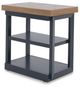 Signature Design by Ashley® Landocken 3-Piece Brown/Blue Table Set-3