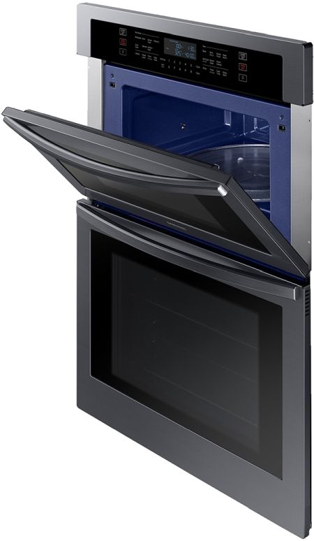 Samsung 30" Fingerprint Resistant Black Stainless Steel Oven/Microwave Combo Electric Wall Oven-4