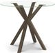 Amisco Customizable Asterisk Clear Round Counter-Height Table-0