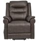 Signature Design by Ashley® Oatman Umber Power Lift Recliner-1