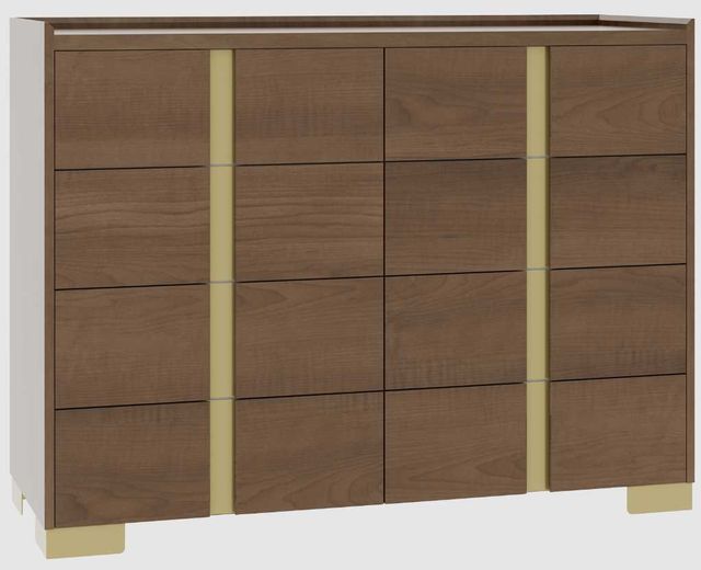 Country View Woodworking Verrado 55" Metal Legs 8-Drawer Dresser-0
