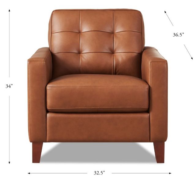 Hydeline® Aiden Nutmeg Brown Chair-1