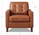 Hydeline® Aiden Nutmeg Brown Chair-1