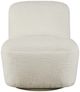 Jofran Inc. Josie Snow Swivel Accent Chair -2
