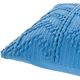 Surya Merdo Sky Blue 18"x18" Toss Pillow with Polyester Insert-1
