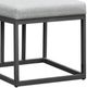 Intercon Navarro Gray/Mocha Fabric/Metal Outdoor Side Chair-2
