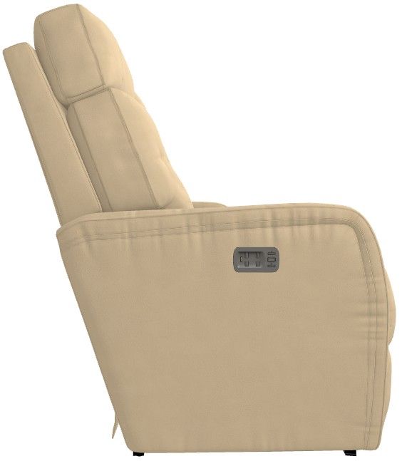 La-Z-Boy® Baron Cashew Power Wall Reclining Loveseat with Console and Headrest-3