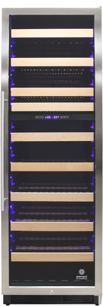 Vinotemp Connoisseur Series 24" Stainless Steel Wine Cooler-0