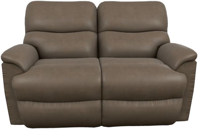 La-Z-Boy® Trouper Mink Power Reclining Loveseat with Headrest-1