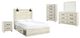 Signature Design by Ashley® Cambeck 4-Piece Whitewash Queen Panel Bed Set-0