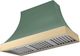 AGA Cascade 36" Mineral Green Wall Mounted Range Hood  with Polished Brass Trim-0