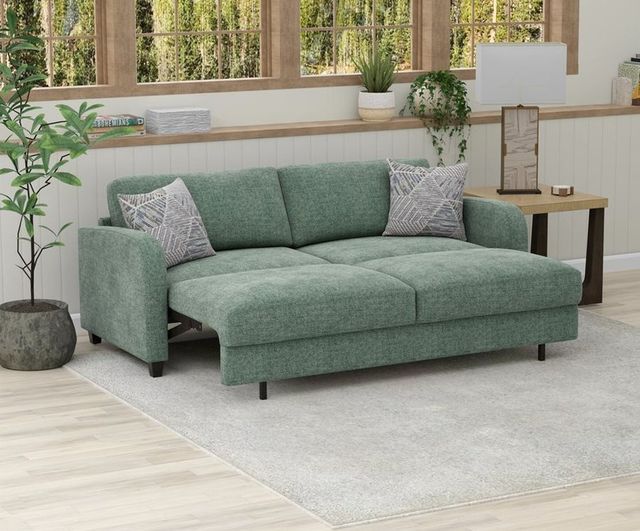 Emerald Home Taylor Ordesa Green Queen Pop-Up Sleeper Sofa-1