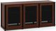 Salamander Designs® Synergy Model 337 AV Cabinet-Dark Walnut/Black-0