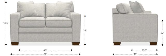 La-Z-Boy® Meyer Oyster Loveseat-2