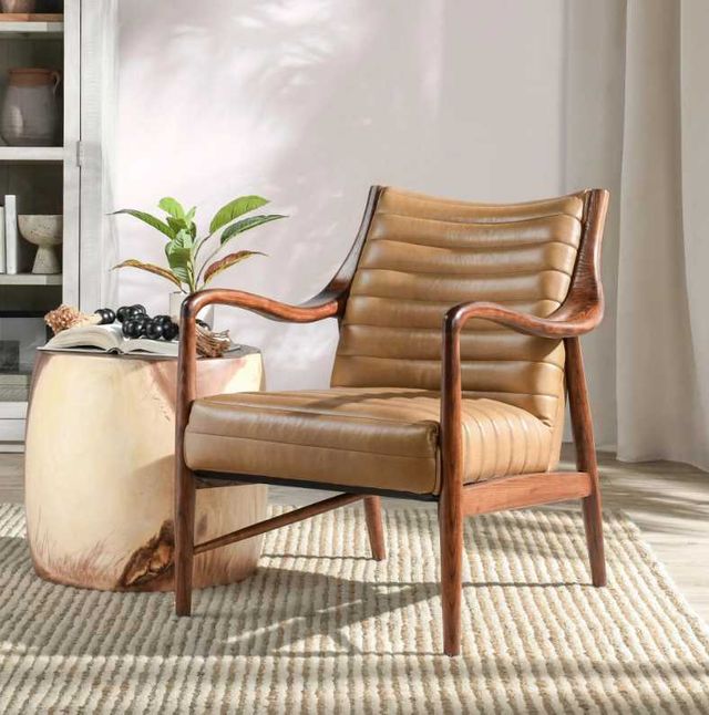 Classic Home Kenneth Adobe Tan Accent Chair-1