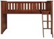 Homelegance® Rowe Dark Cherry Youth Twin Low Loft Bunk Bed-3