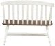 Liberty Furniture Al Fresco Graphite/Whitestone Slat Back Bench-2