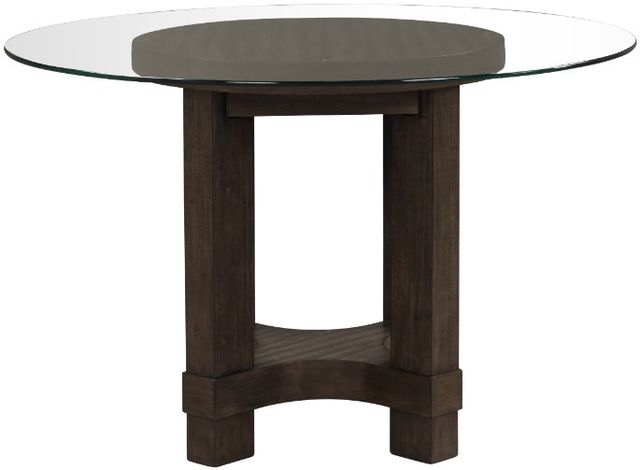 New Classic® Home Furnishings Cityspace Brown Round Dining Table-0