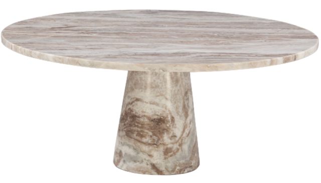 Home Trends & Design Nile Brown Toronto/Gray Septarian Coffee Table-1